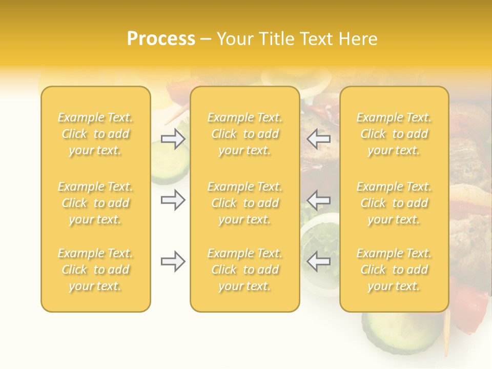 Vegetables Food Marinated PowerPoint Template