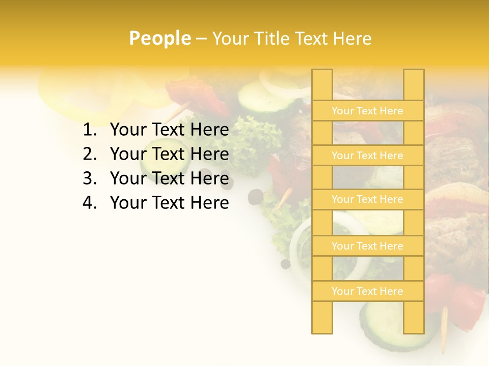 Vegetables Food Marinated PowerPoint Template
