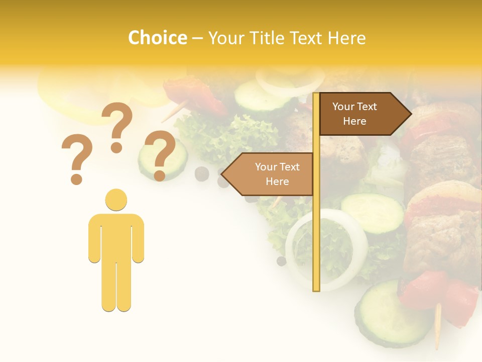 Vegetables Food Marinated PowerPoint Template