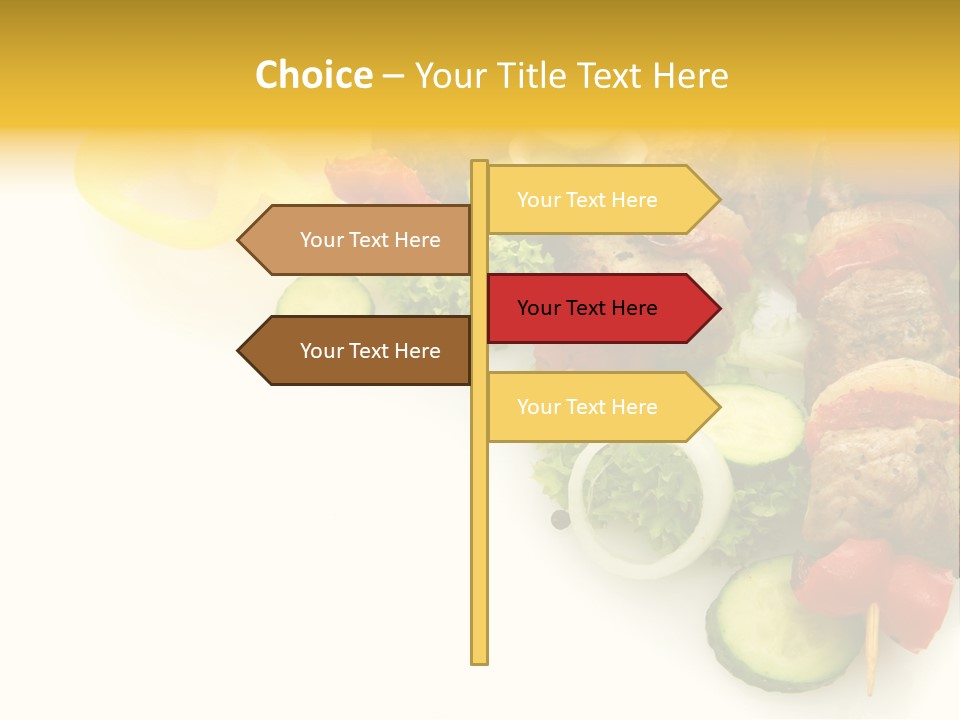 Vegetables Food Marinated PowerPoint Template