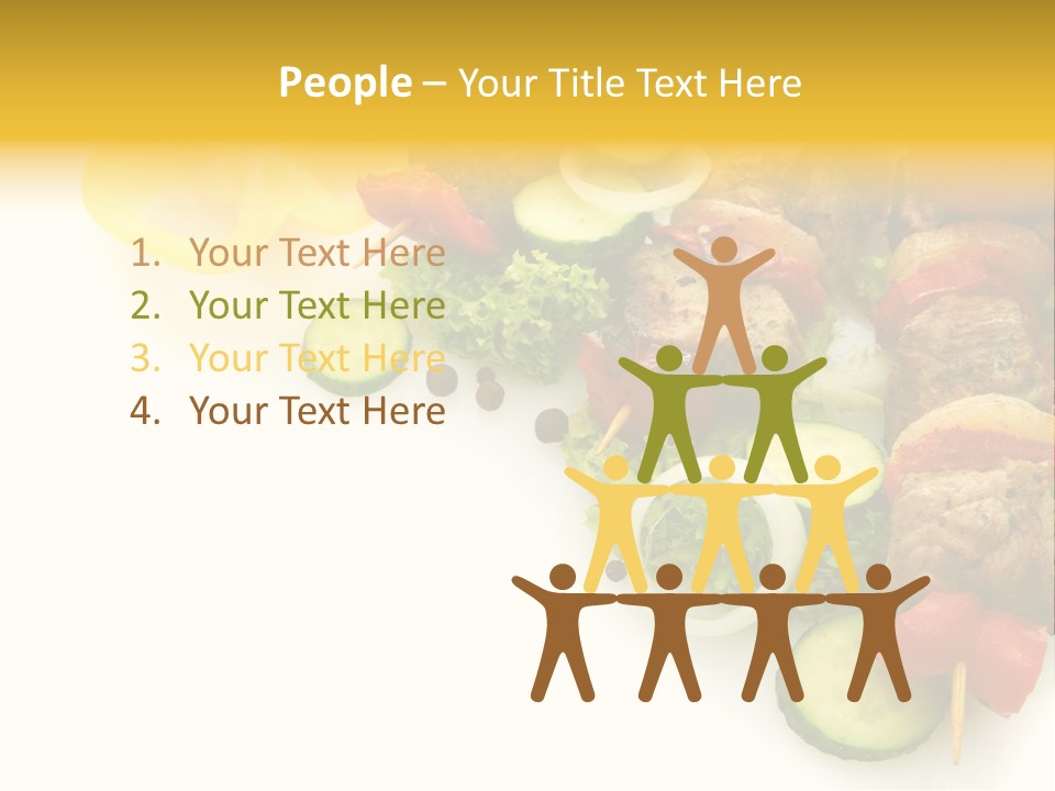 Vegetables Food Marinated PowerPoint Template