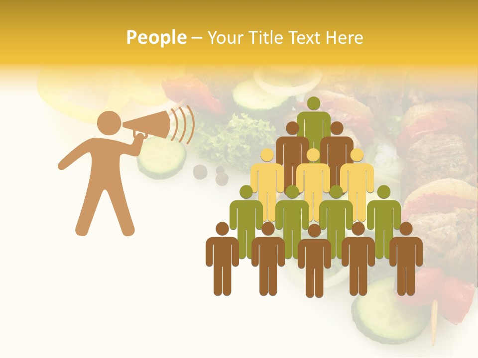 Vegetables Food Marinated PowerPoint Template