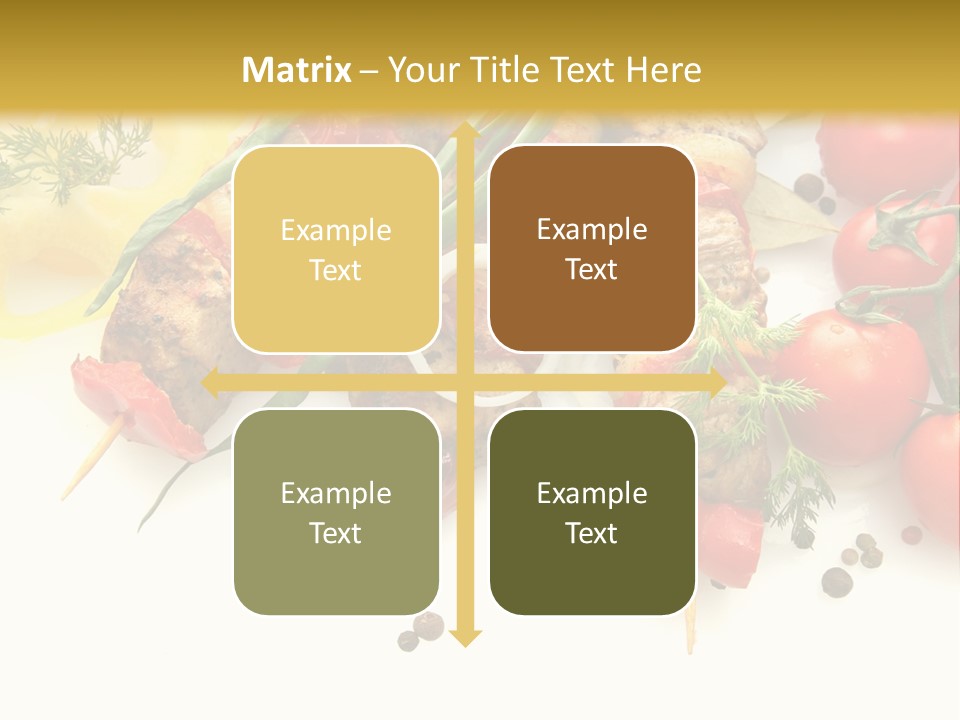 Meat Green Lunch PowerPoint Template