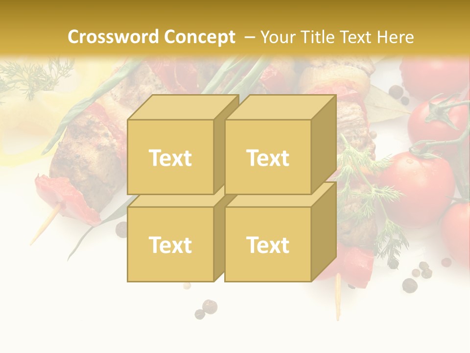 Meat Green Lunch PowerPoint Template