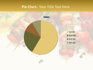 Meat Green Lunch PowerPoint Template