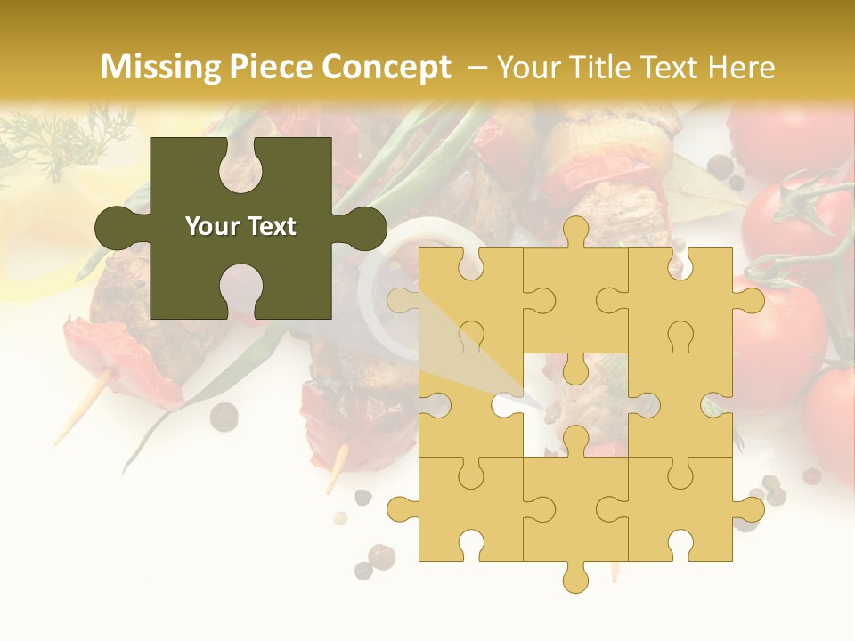 Meat Green Lunch PowerPoint Template