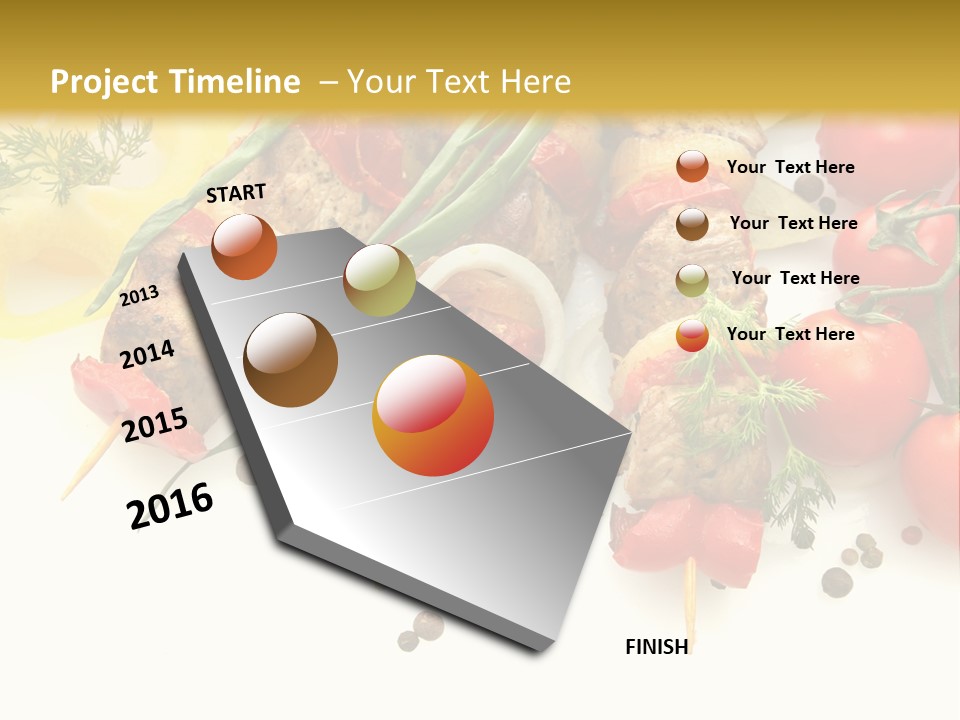 Meat Green Lunch PowerPoint Template