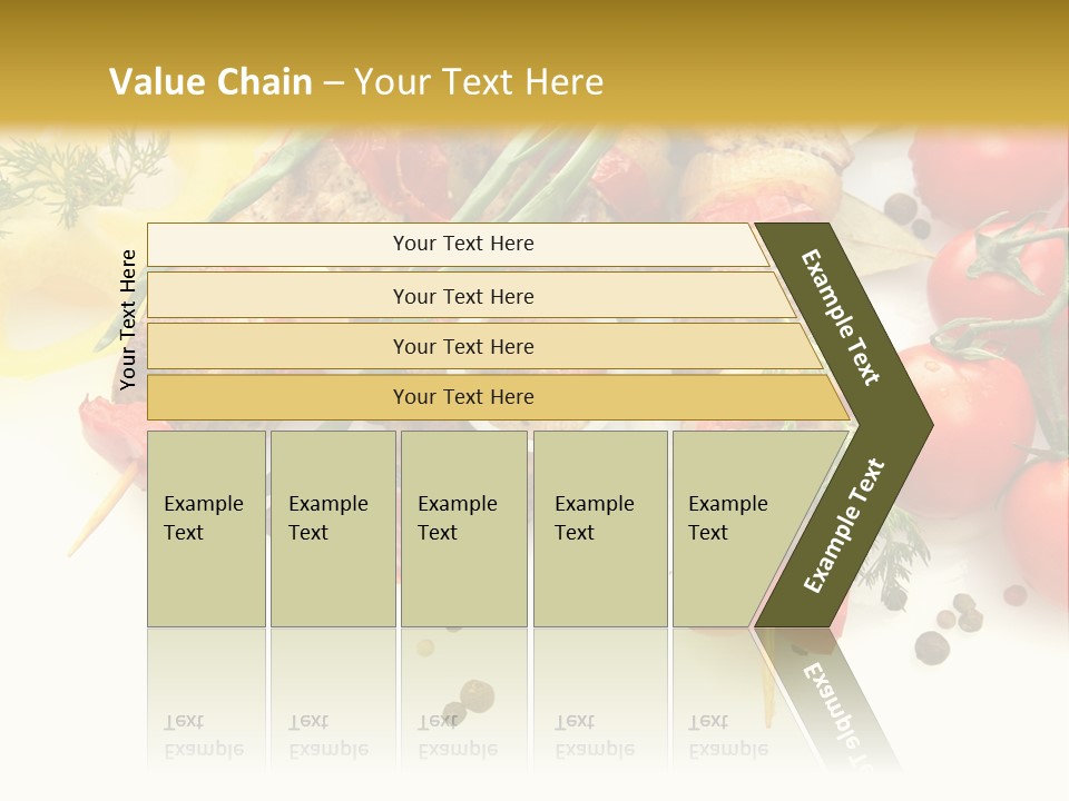 Meat Green Lunch PowerPoint Template
