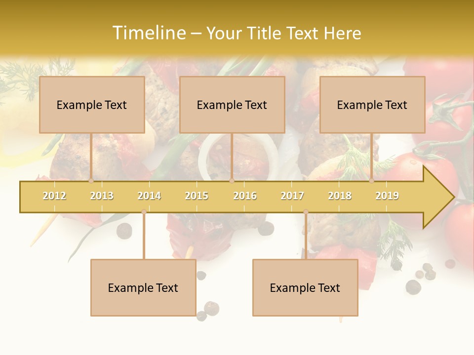 Meat Green Lunch PowerPoint Template