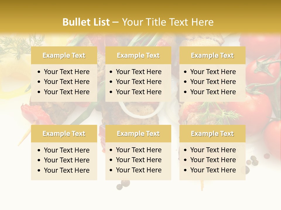 Meat Green Lunch PowerPoint Template