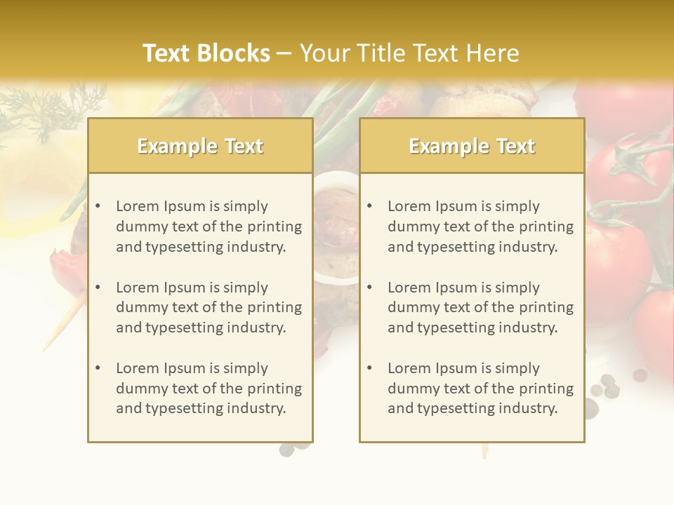 Meat Green Lunch PowerPoint Template