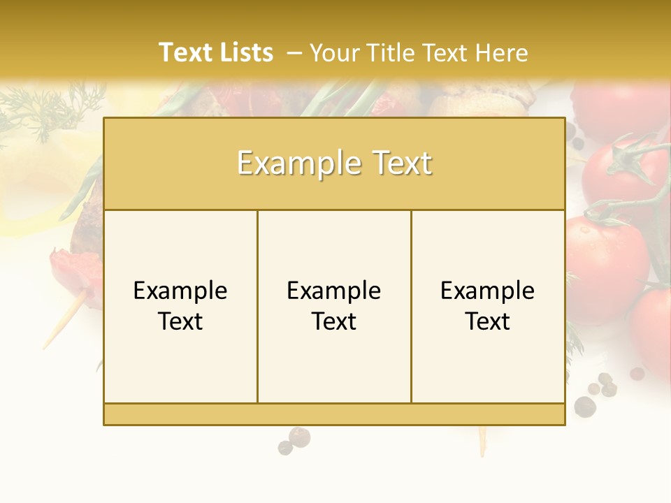 Meat Green Lunch PowerPoint Template