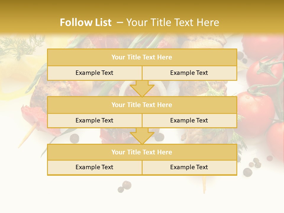 Meat Green Lunch PowerPoint Template