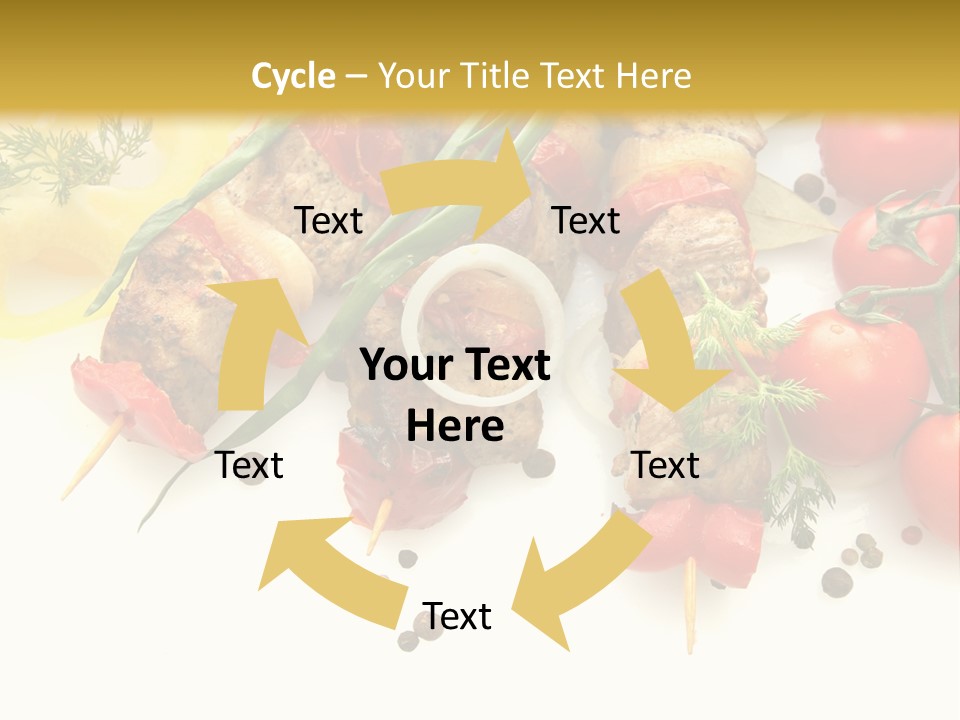 Meat Green Lunch PowerPoint Template