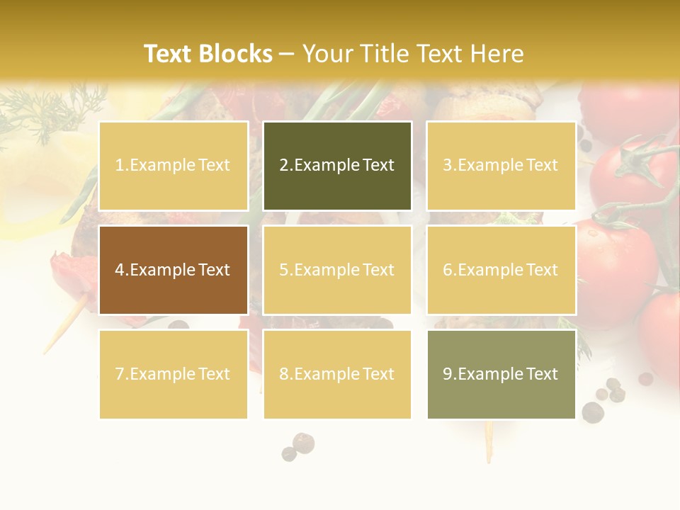 Meat Green Lunch PowerPoint Template