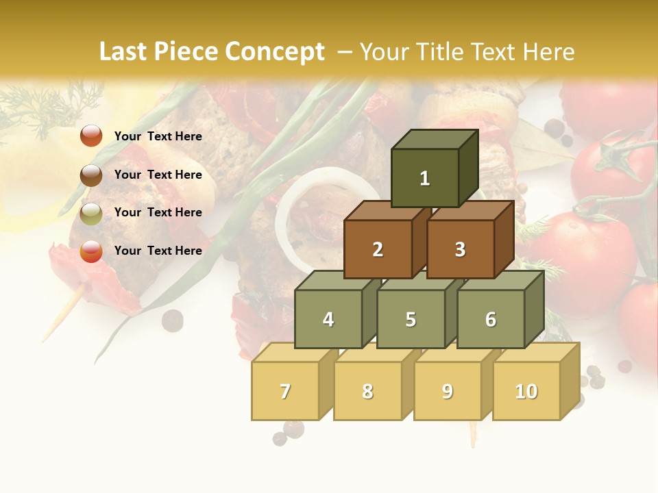 Meat Green Lunch PowerPoint Template