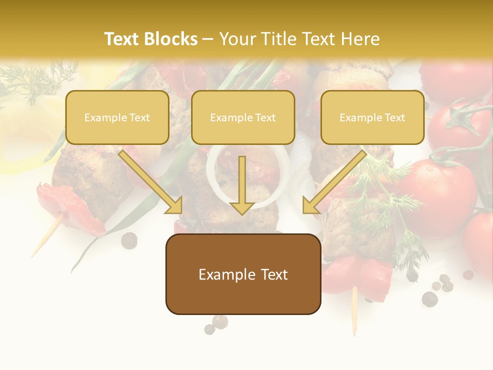 Meat Green Lunch PowerPoint Template