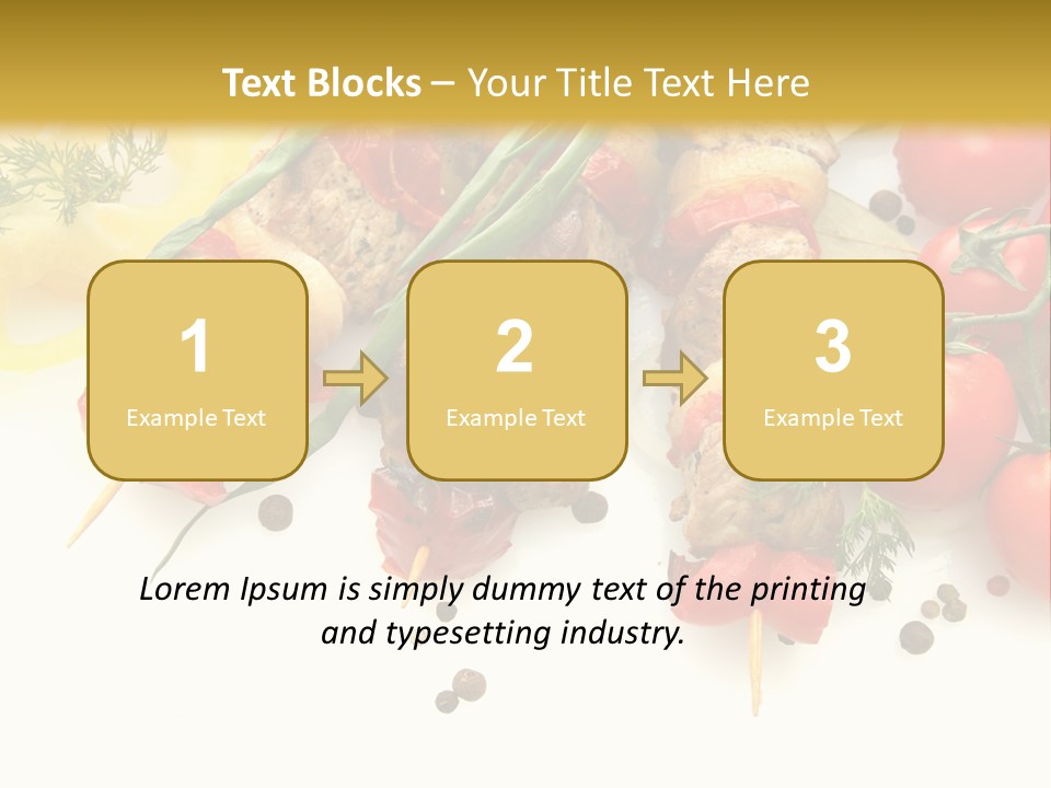 Meat Green Lunch PowerPoint Template