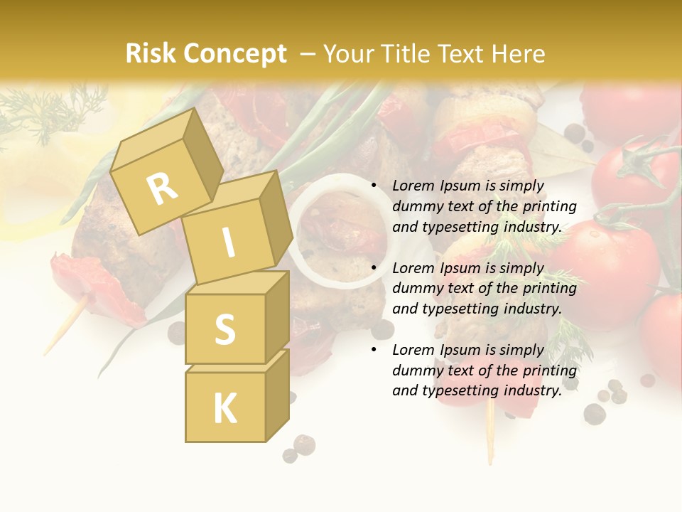 Meat Green Lunch PowerPoint Template