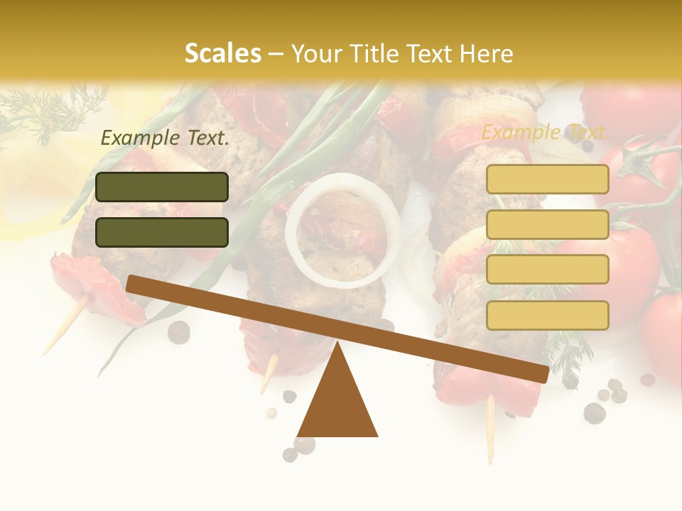 Meat Green Lunch PowerPoint Template