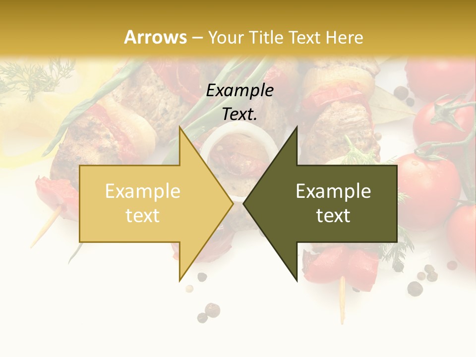 Meat Green Lunch PowerPoint Template