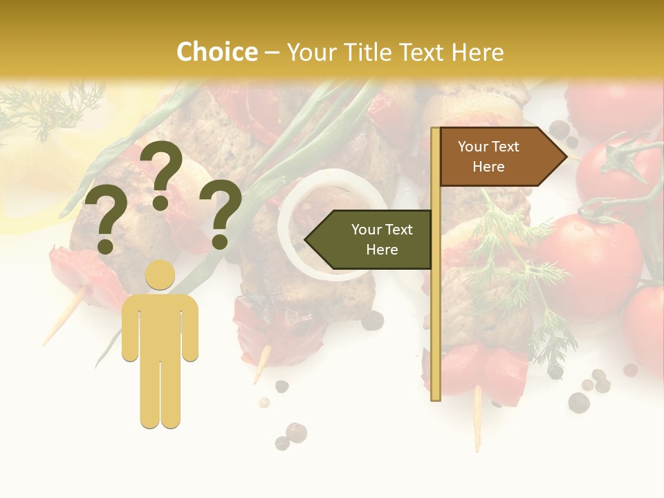 Meat Green Lunch PowerPoint Template