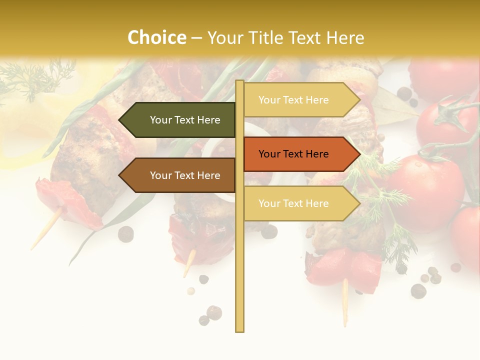 Meat Green Lunch PowerPoint Template