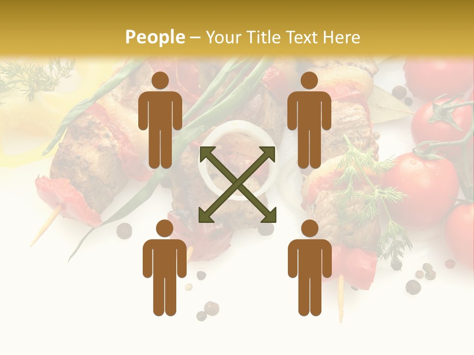 Meat Green Lunch PowerPoint Template