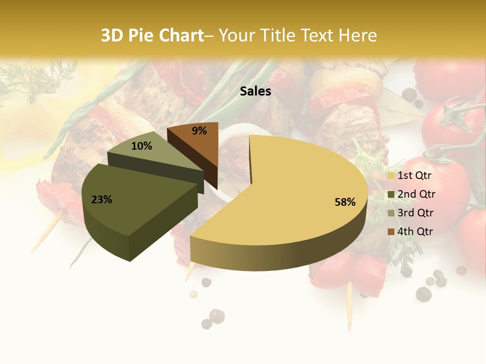 Meat Green Lunch PowerPoint Template