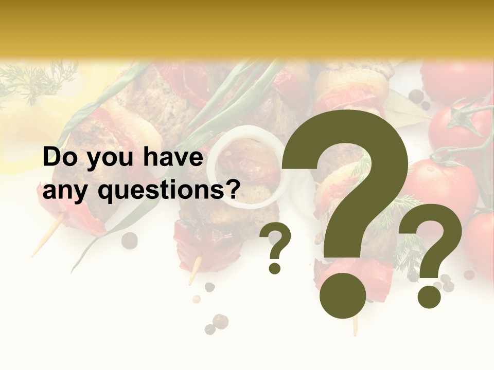 Meat Green Lunch PowerPoint Template