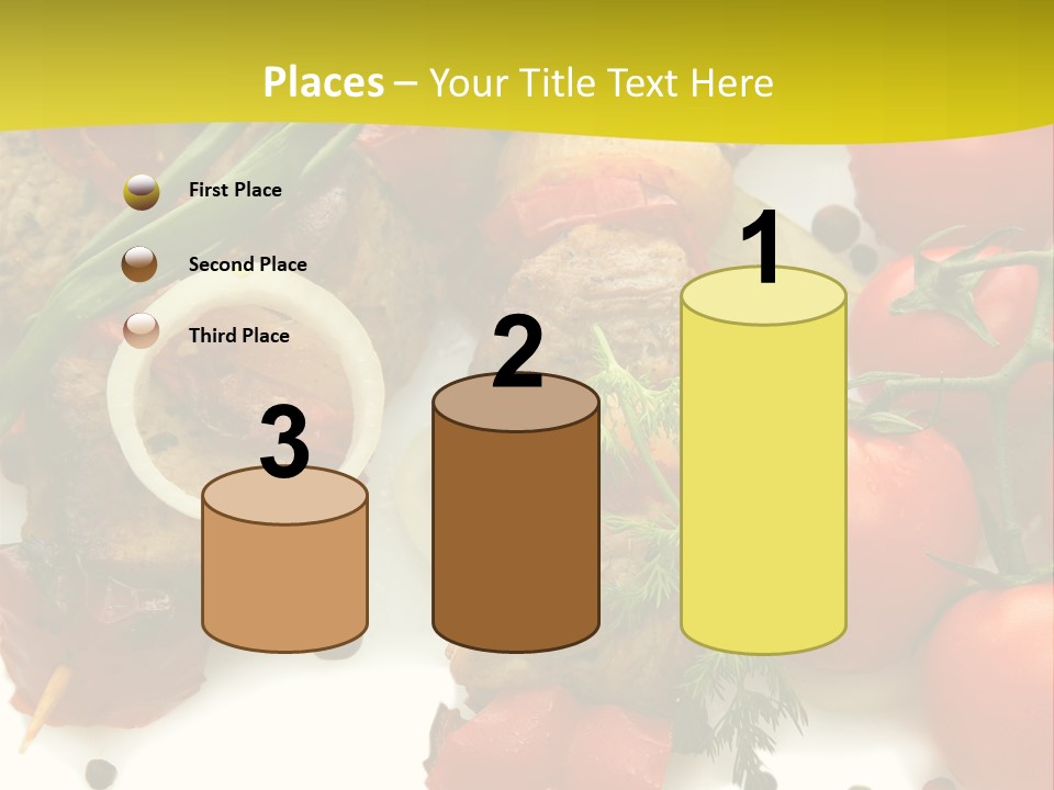 Dill Vegetables Dinner PowerPoint Template