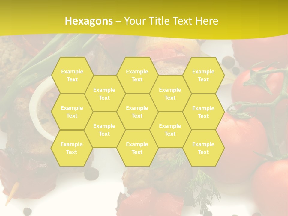 Dill Vegetables Dinner PowerPoint Template