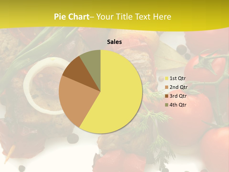 Dill Vegetables Dinner PowerPoint Template