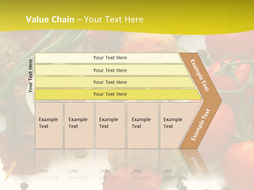 Dill Vegetables Dinner PowerPoint Template