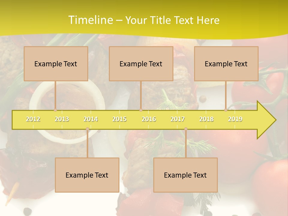 Dill Vegetables Dinner PowerPoint Template
