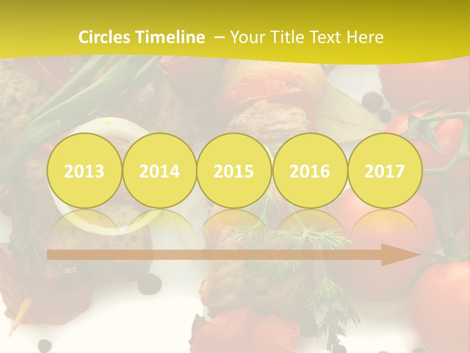 Dill Vegetables Dinner PowerPoint Template