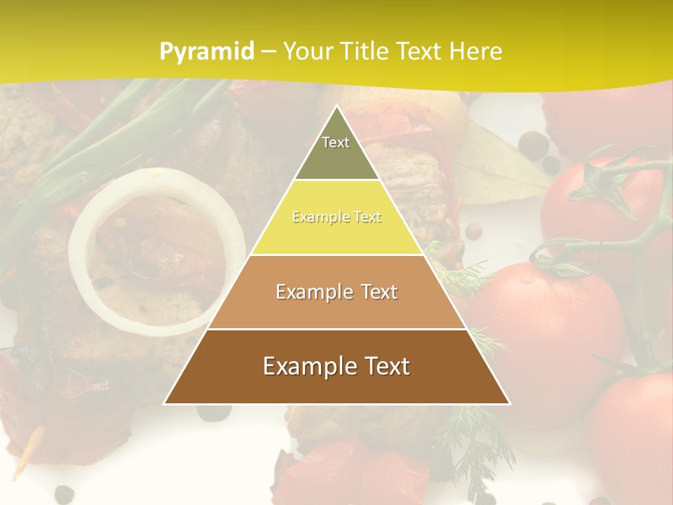 Dill Vegetables Dinner PowerPoint Template