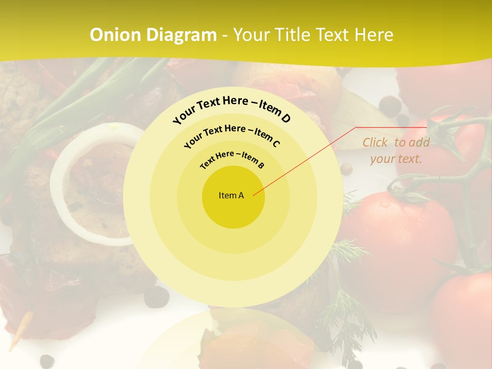 Dill Vegetables Dinner PowerPoint Template