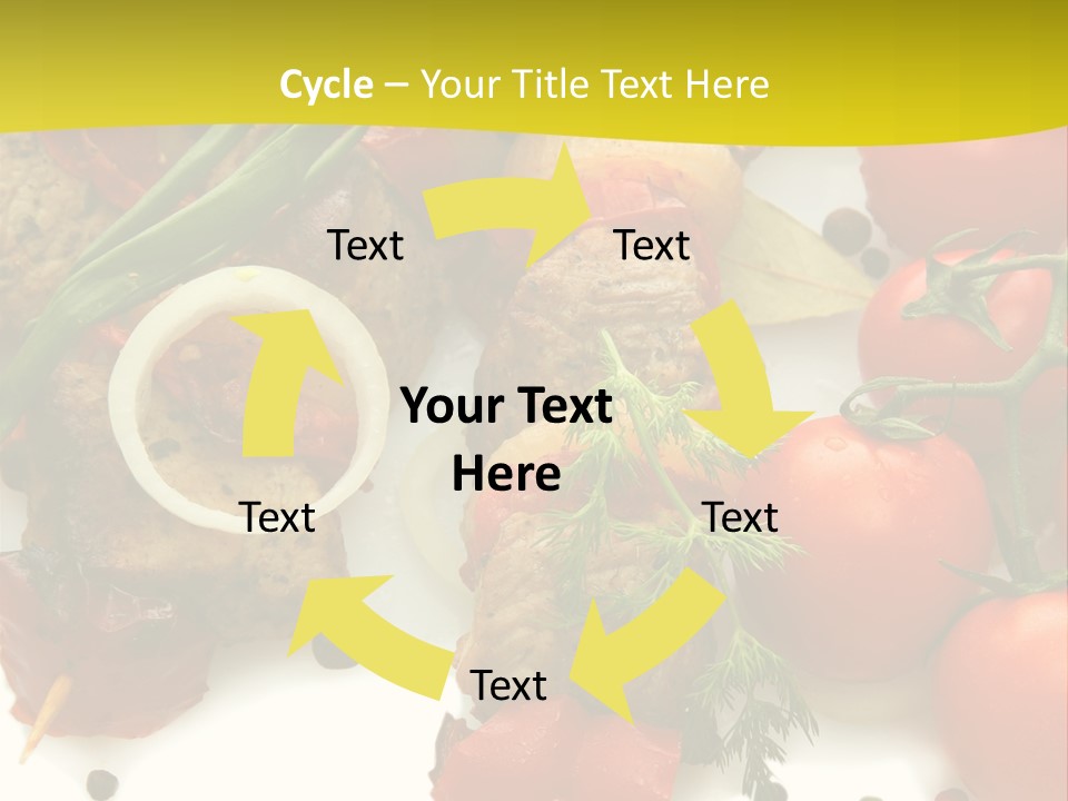 Dill Vegetables Dinner PowerPoint Template