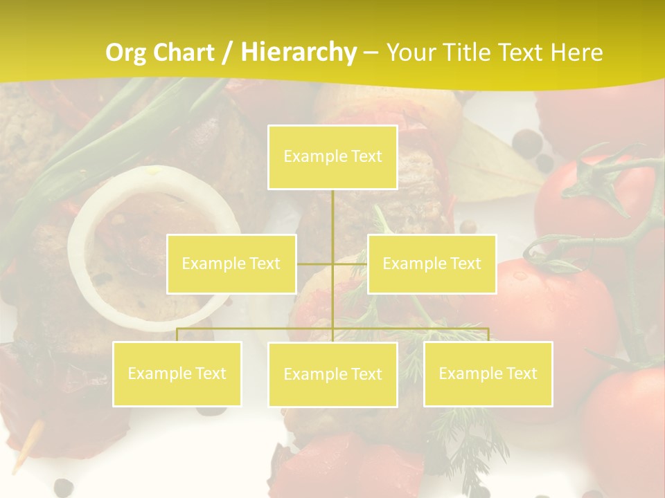 Dill Vegetables Dinner PowerPoint Template