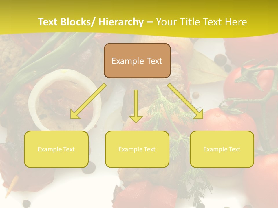 Dill Vegetables Dinner PowerPoint Template
