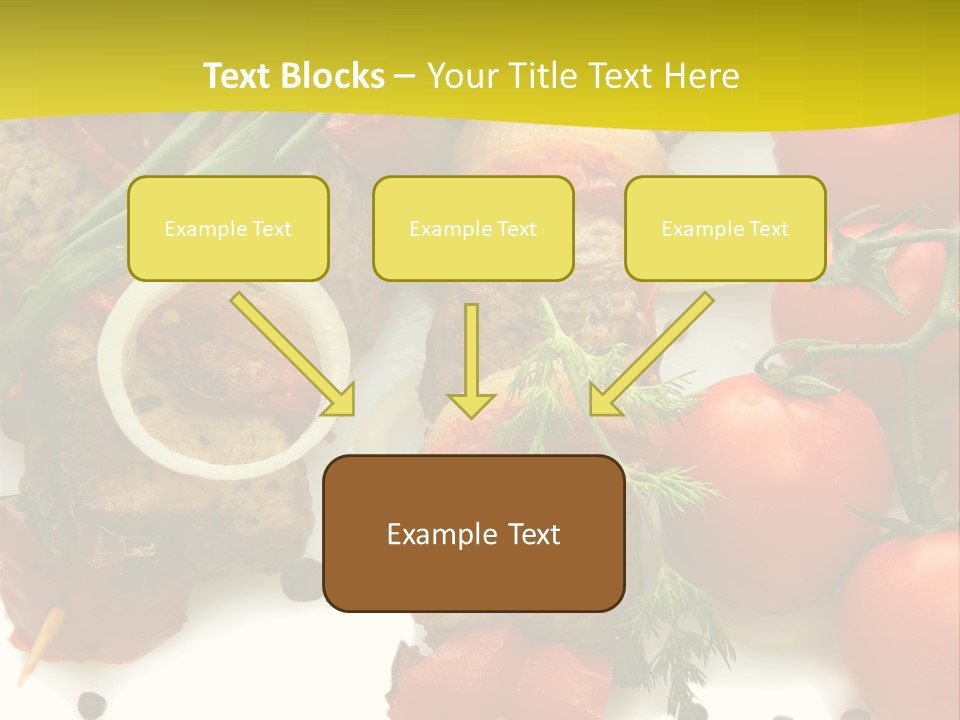 Dill Vegetables Dinner PowerPoint Template