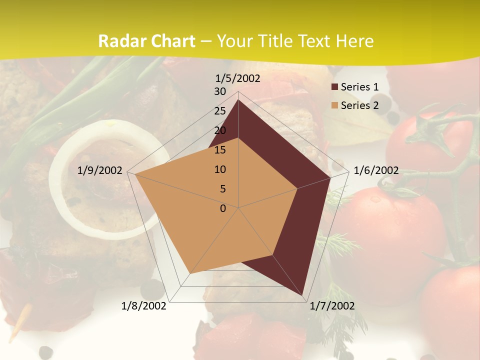 Dill Vegetables Dinner PowerPoint Template