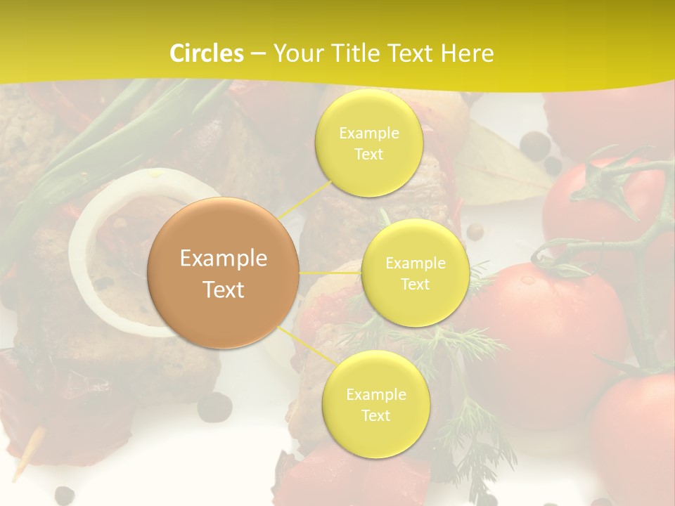 Dill Vegetables Dinner PowerPoint Template