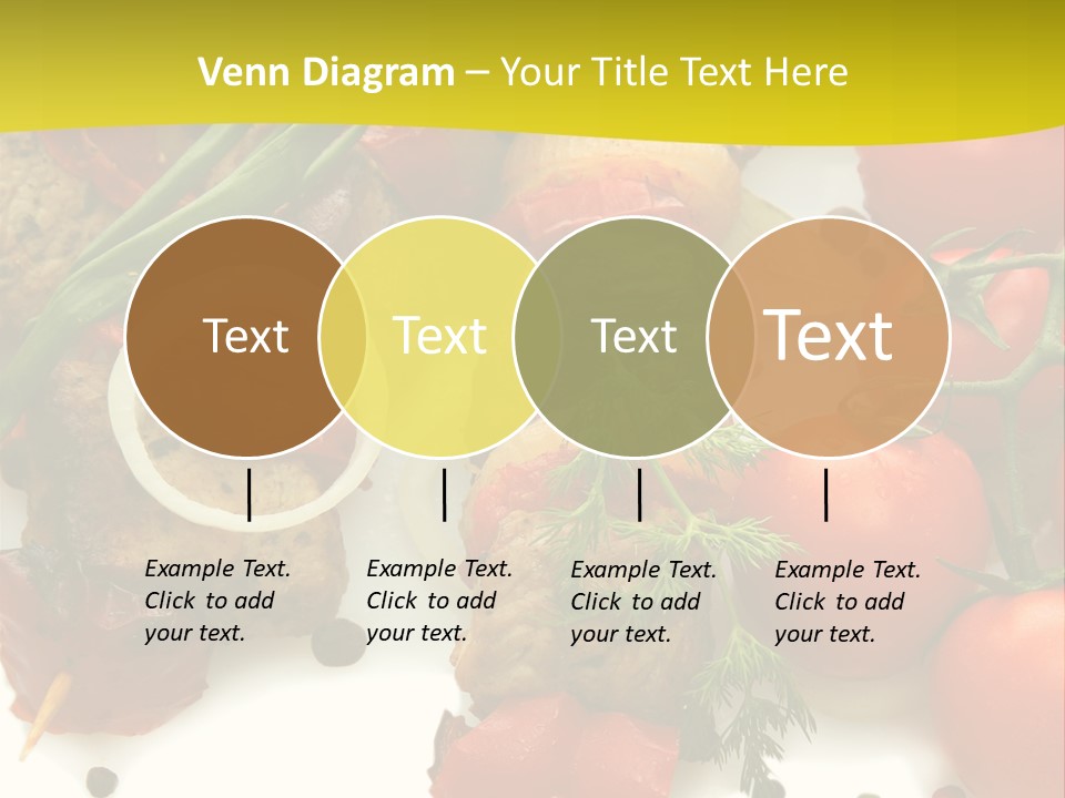 Dill Vegetables Dinner PowerPoint Template