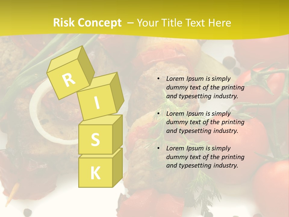 Dill Vegetables Dinner PowerPoint Template