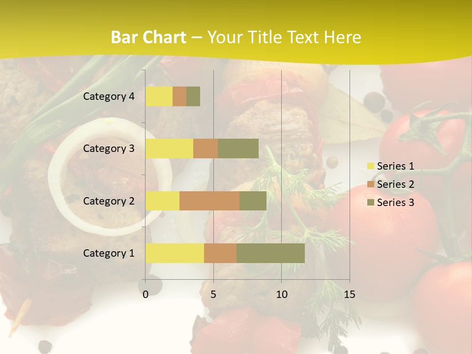 Dill Vegetables Dinner PowerPoint Template