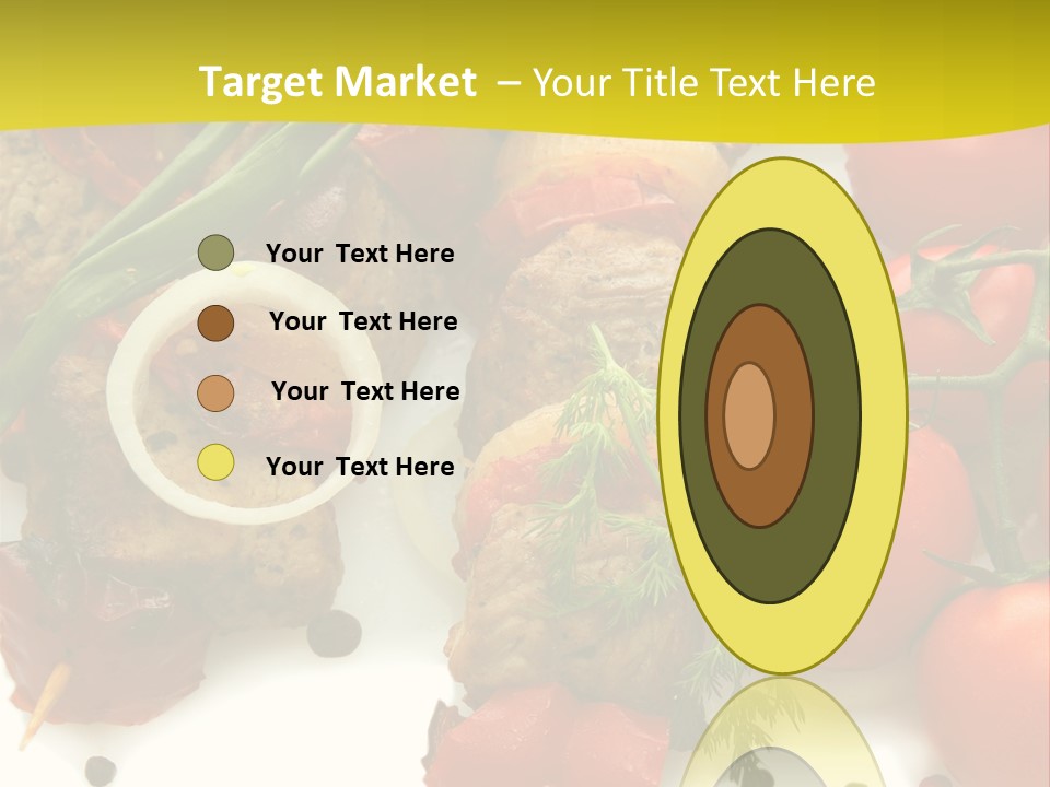 Dill Vegetables Dinner PowerPoint Template