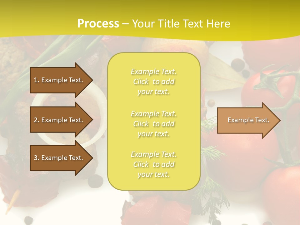 Dill Vegetables Dinner PowerPoint Template