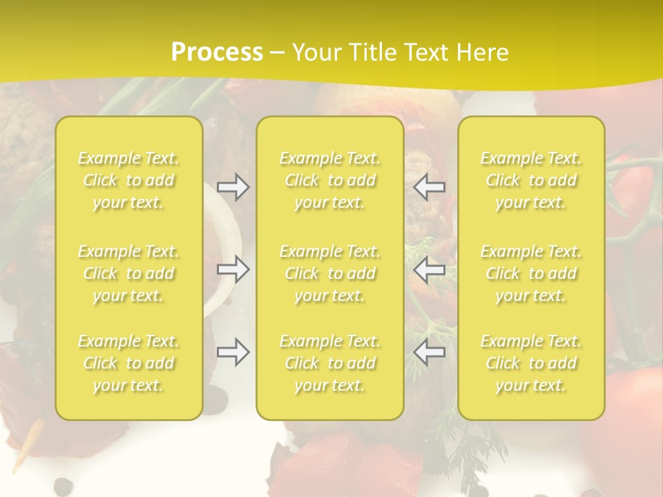 Dill Vegetables Dinner PowerPoint Template